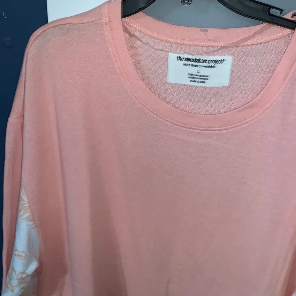Women's Peach color Sweater - Picture 6 of 6